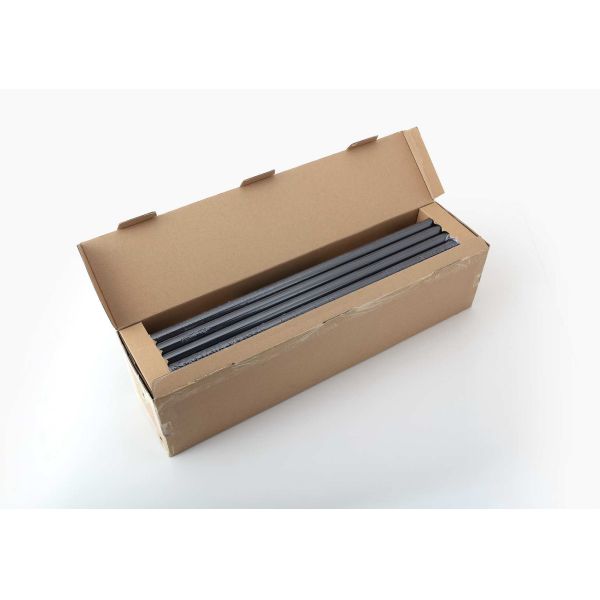 Round Anodized White 0.6mm Metal Pipe Curtain Rod