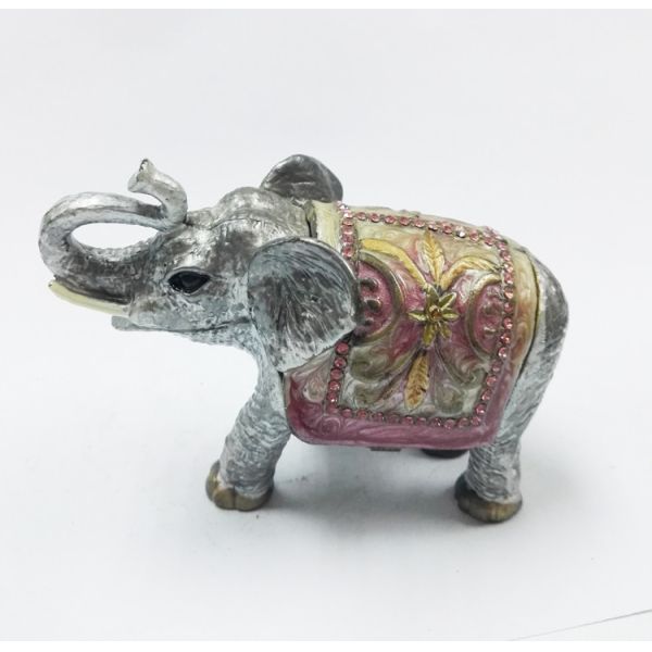 elephant trinket box alloy jewelry box home decoration jewelry box