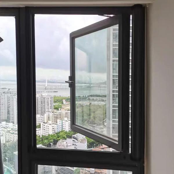 Insect Resistant Aluminum Alloy Fiberglass Retractable Screen Door For Home