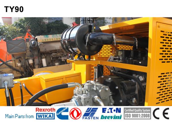 Overhead Line Stringing Equipment 2x35KN Hydraulic Wheel Puller