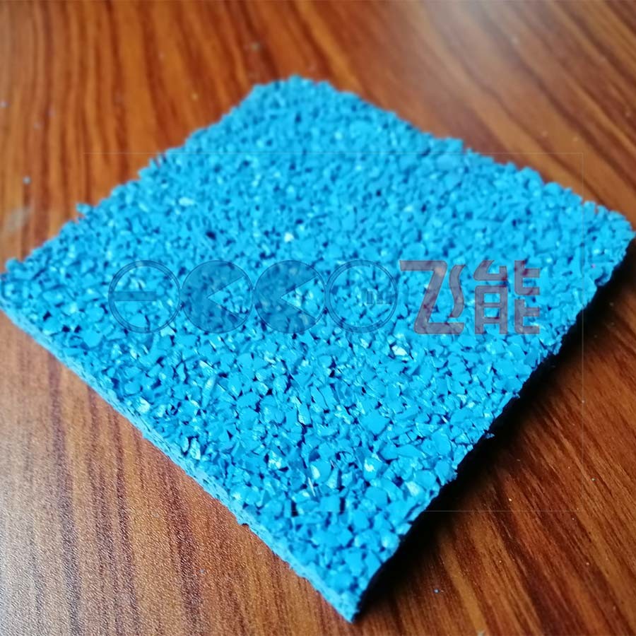 CE лепешек небесно-голубой безопасности крытый EPDM зерен цвета резиновой одобрил
