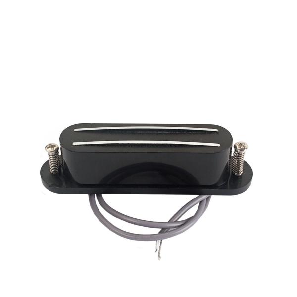 8.7K DC Resistência Mandolin Humbucker pré-cableado Dupla bobina Black Cover