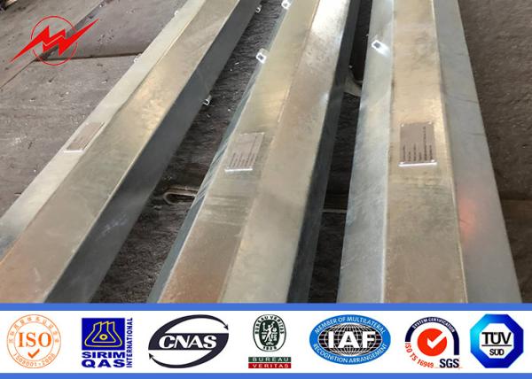9m-13m Polar Tubular de Aço Elétrico com Galvanização a Quente para o Mercado Africano