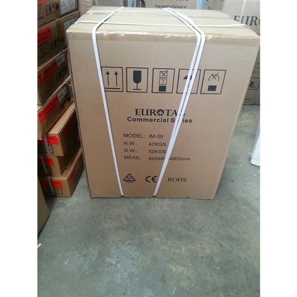 50kgs Fan Cooling 24 Pcs Bullet Ice Cube Machine