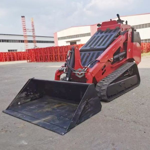350 kg Mini Tracked Skid Steer Loader LY850 motor Kubota con Mulcher
