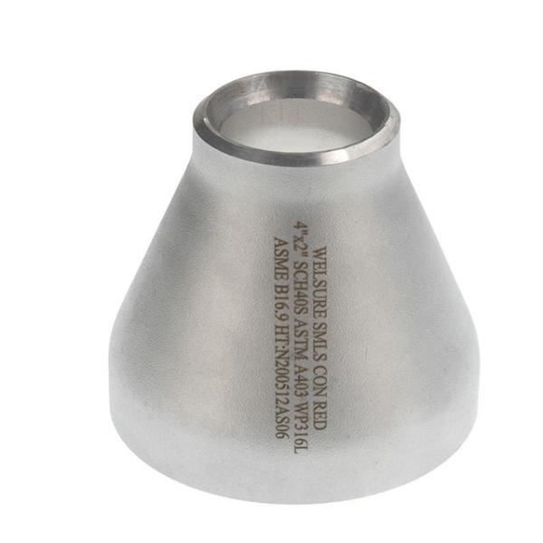 ISO PED 2-25mm Welded Pipe Fittings  2X4 304 316L Ss Concentric Reducer