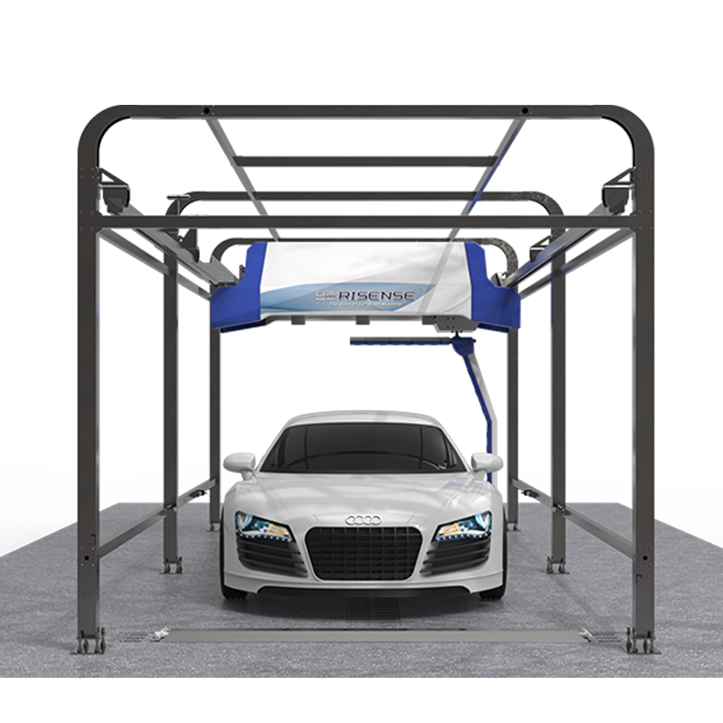 RISENSE Full Automatic 360 Touchless Robotic Car Wash Hot Dip Galvanizing Steel 3 Phase, AC 380v/50hz/60hz 1000-1500W ISO9001/CE