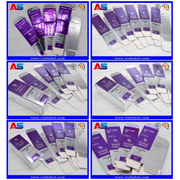 Medicine Bottle Pill Packaging 10ml Vial Boxes For Medical Pack silver pharmaceutical packaging boxes