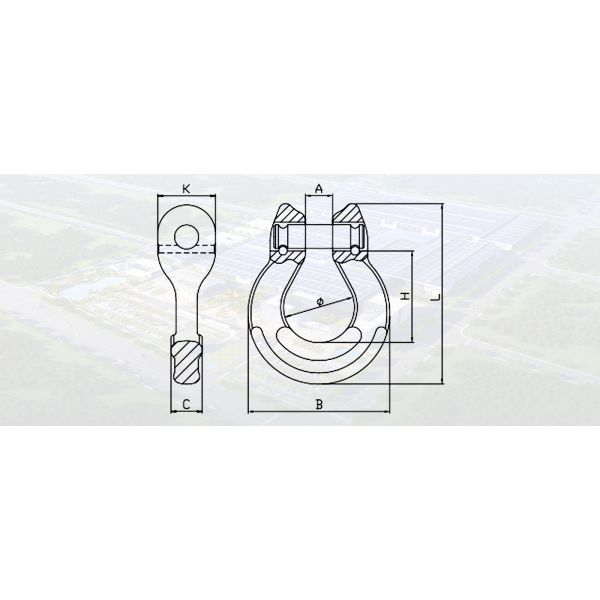 СВЯЗЬ CLEVIS SLR241-G80