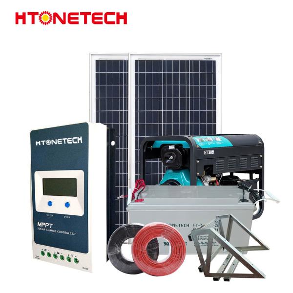 HTONETECH 3Kw 8KW 10KW PV Solar Power Systems Small Off Grid Solar System