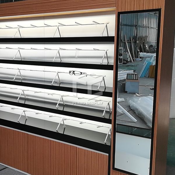 Шкафы дисплея магазина СИД L5 оптически покрывают облицовку MDF 20mm