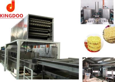 4 Workers Fried Instant Noodle Making Machine 1000-1200KG/H Steam Consumption