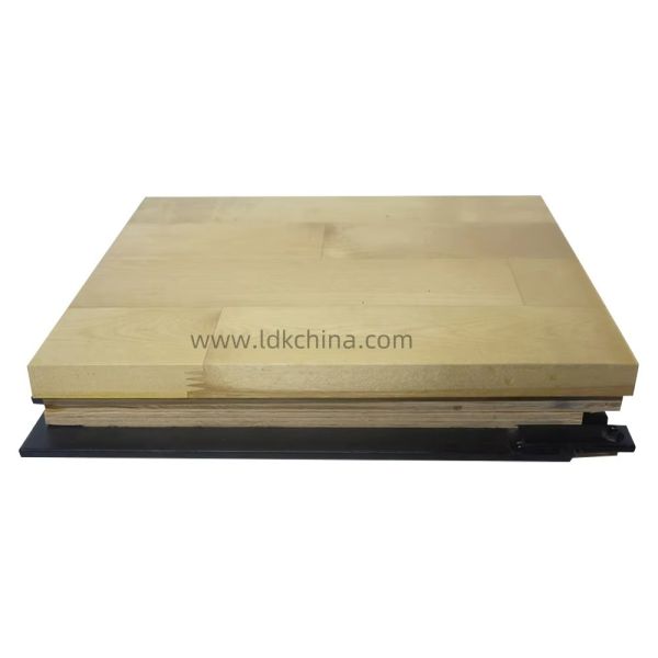 LDK-FIBAS-N Portable Assembled Wooden Basketball Court Indoor Full System Sports Wood Floor For Indoor 32*19m Or Customize