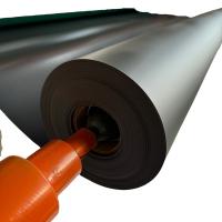 Black PVC Waterproof Membranes Roof Tear Resistant Waterproof Material