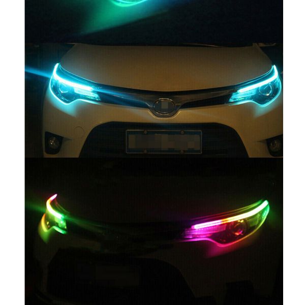 Waterproof 5050 Car Headlight Led Tube Strip / Led Tail Lights Strips  45cm 60cm