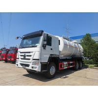 Sinotruk HOWO  Septic Tank Truck 18cbm 20cbm Vacuum Tanker Truck 10 Wheel 6X4 400HP