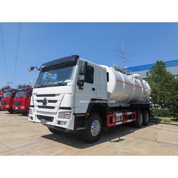 Sinotruk HOWO  Septic Tank Truck 18cbm 20cbm Vacuum Tanker Truck 10 Wheel 6X4 400HP