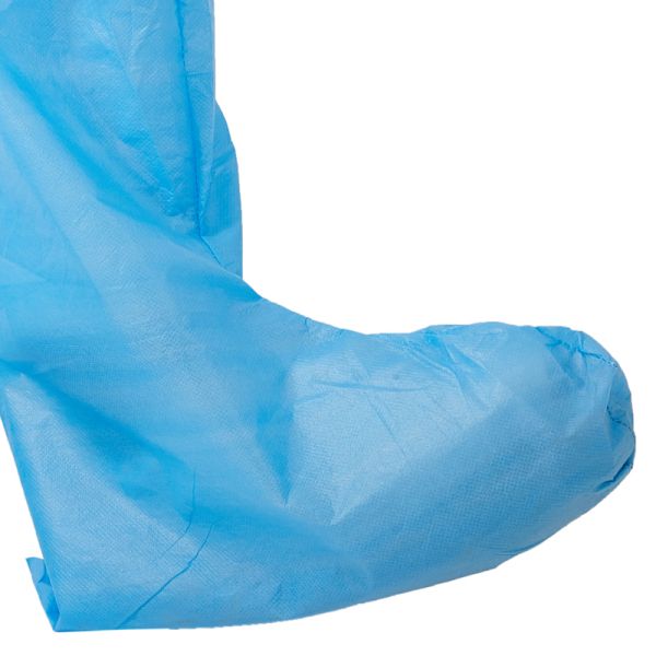Haixin Foam Anti-skid Medical Shoe Cover Clean Room Disposable Long Boot Isolation Shoe Covers Protective Boot Cover