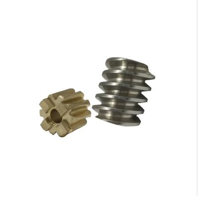 Customization Steel Small Worm Gears Grease Or Oil Lubrication