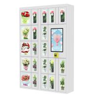 24/7 de máquina de venda automática diferente do cacifo das flores das portas com os 15,6 da” leitores de cartão do crédito tela