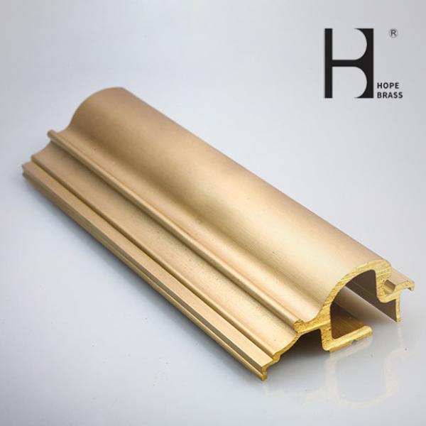 Triangle Decorative Materials  Decorative Copper Alloy Extrusion Brass Extruding Profiles 5~180mm C38500 C3604 C3605