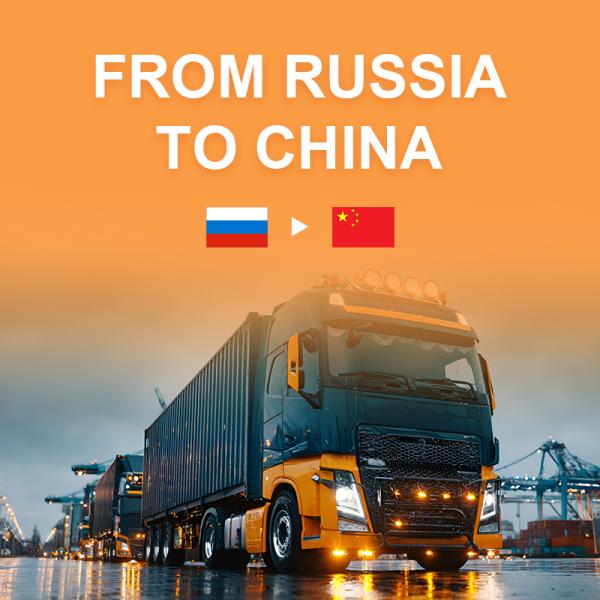 Service à la clientèle 24h/24 et 7j/7 Russie à la Chine Logistique de transport routier