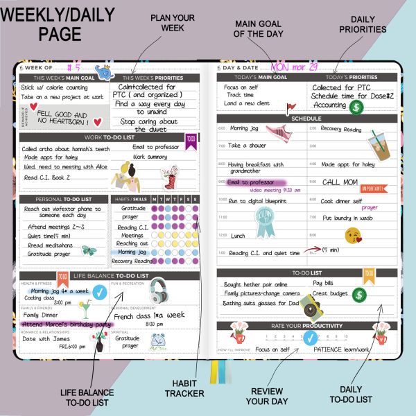 Popular Design Print Notebook Planner Journal for School Spiral Binding Special Offer