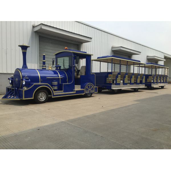 Поезд 42 пассажиров Eco дружелюбный электрический Trackless для осмотра достопримечательностей подгонянного цвета