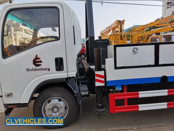 18M 22M high altitude Truck Mounted Aerial Platform with water tank