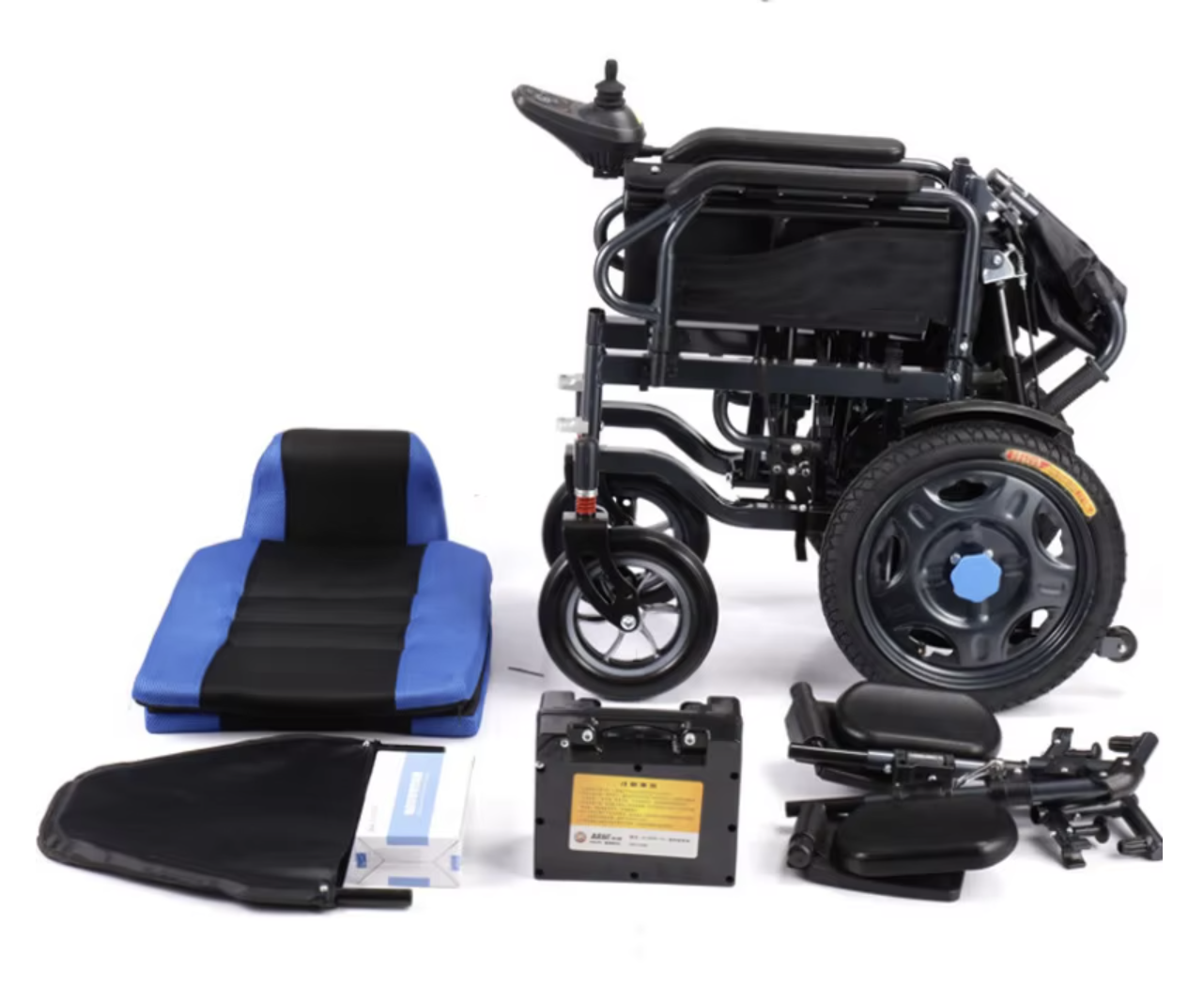 Collapsible Electric Lightweight Folding Wheelchair For Disabled 125x75