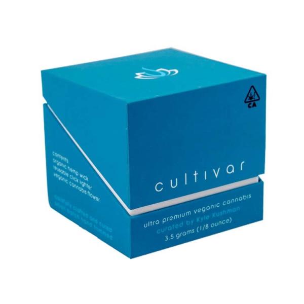 青く堅い注文の贅沢な蝋燭箱はClourseのボール紙の挿入物をはためかす