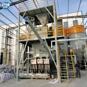 1000 mètres carrés sèchent la centrale de malaxage de mortier avec du CE