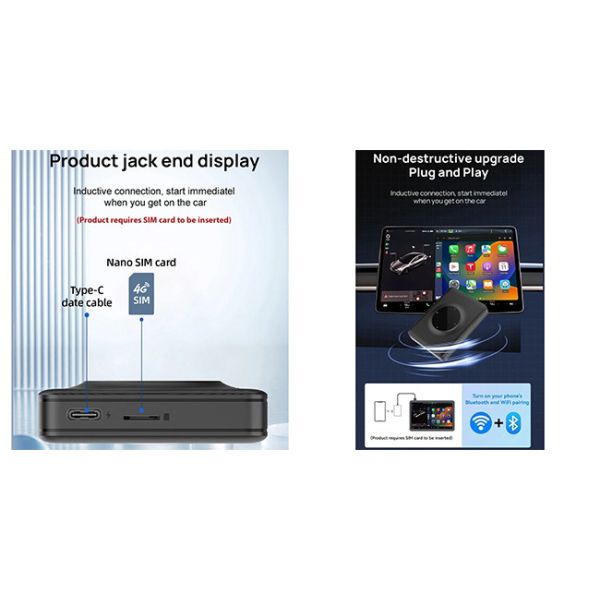 Конвертер коробки 5G Ai Carplay мини коробки модели 3 X y s Carplay Tesla умный автоматический