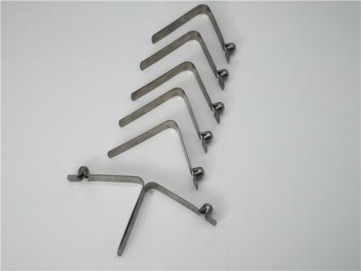 Emboss Button Metal Stamping Parts Single Side Spring Clip For Clutch Fin Spring
