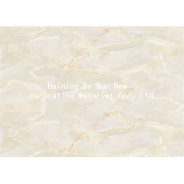 23micron PVC Wall Covering Sheets Marble Effect For Bathroom