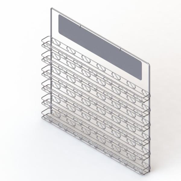 Wall Mount Welded Metal Table Top Display Stands For Nail Polish