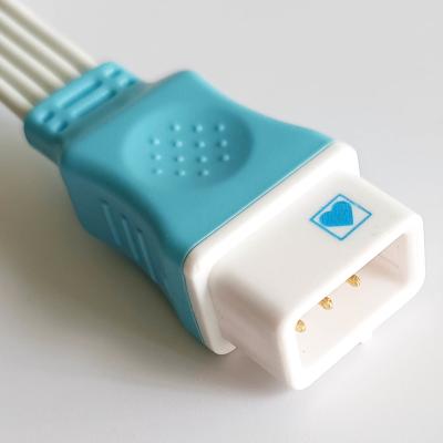 Grampo descartável 98980317313 do IEC de Covidien 5 cabo da ligação ECG