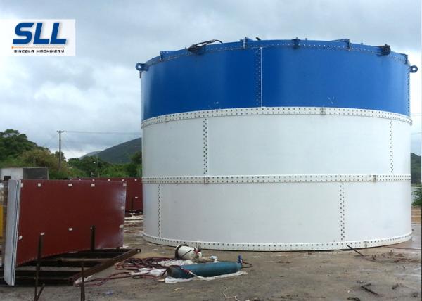 380V 400V 415V Portable Cement Silo , Lime Storage Silo Large Capacity