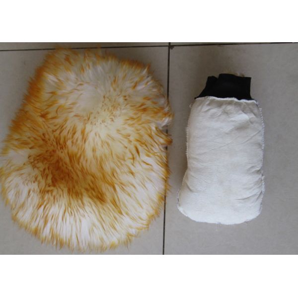 Мягкий супер Ламбсвоол перчатки Витх100% мойки овчины Абсобант подлинный