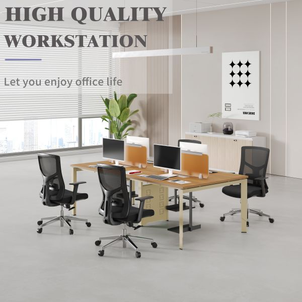 Maximize Space and Efficiency with Open Space Office Workstation's Adjustable Shelves