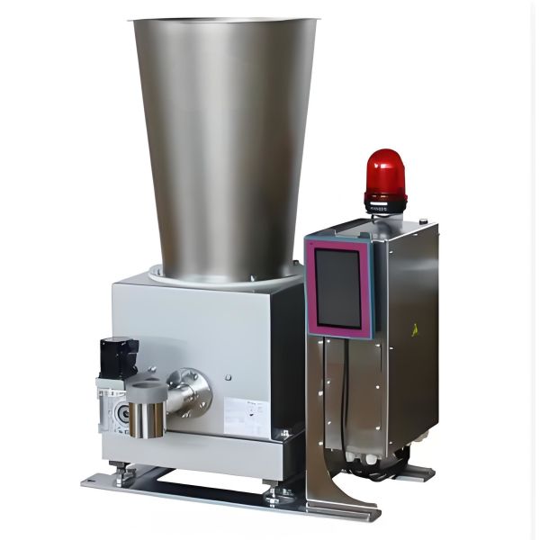 Conveyor de vacío de alimentación volumétrico automático de tornillos gemelos