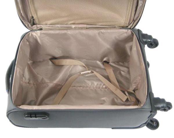 50-110Litres Soft Travel Luggage 3 Pieces With Aluminum Trolley System