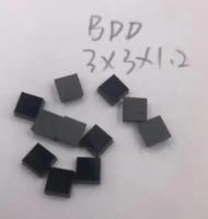 0.1 mm - 2 mm BDD boron dopé CVD diamant pour le système de traitement de l'eau pure
