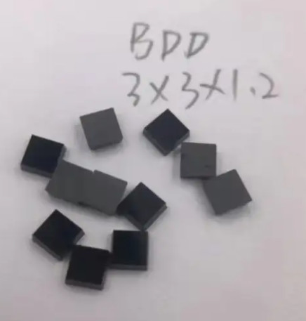 0.1mm - 2mm BDD Боронодопированный CVD алмаз для системы очистки чистой воды