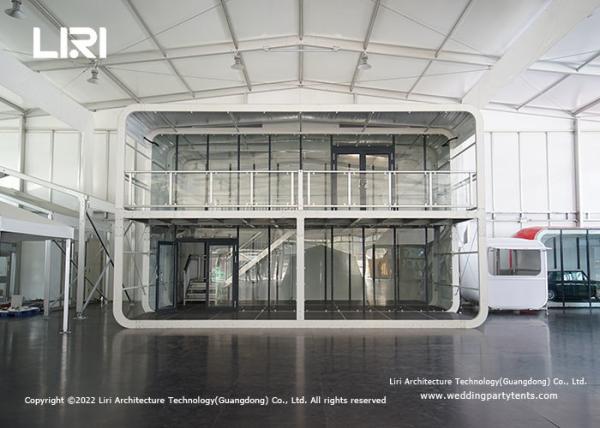 10M PVC Layers Double Glamping Pod Hotel Resort Tents For Specialty Store