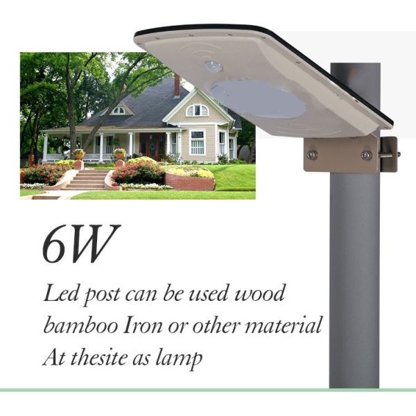 powered lighting dc12v Waterproof outdoor 6w 12w 24w 36w all in one solar led garden light