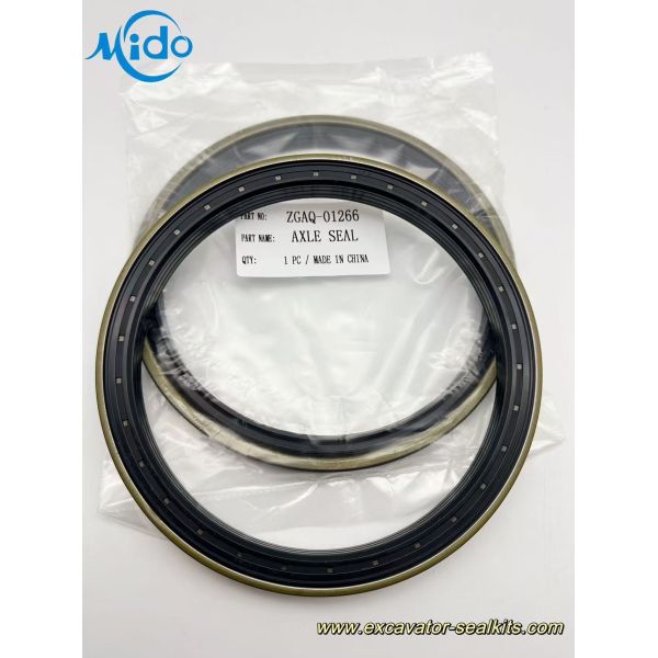 0734-309-281 0734-309-401 Compatible with Hyundai Excavator Models! ZGAQ-01266 High-Wear Resistant Excavator Axle Shaft Seal｜R170W7 R180W9S R190W9 R200W7