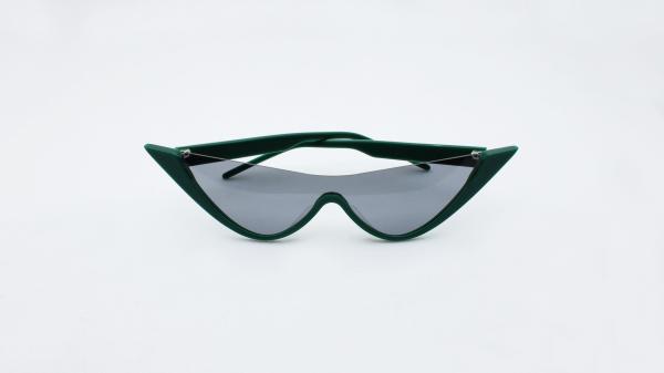 One-piece Acetate Sunglasses for Ladies Women Cateye Cool Fashion Party Wear UV 400