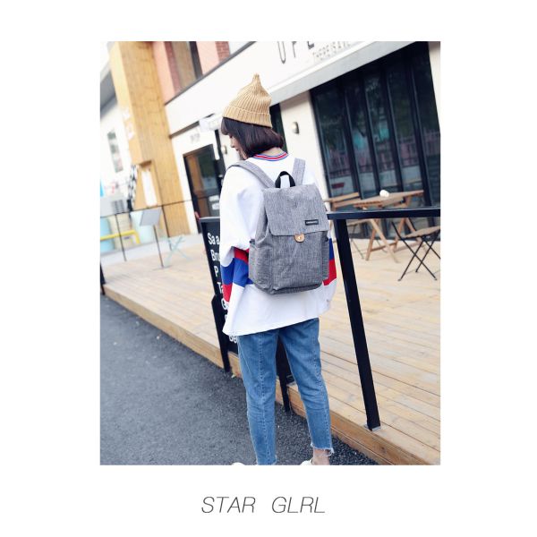 New canvas school backpack,bag school for teenagers,school bag trendy backpack