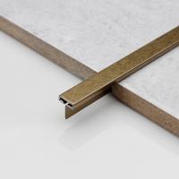 0.6mm Pvd de revêtement T plaqué par or ont formé le polonais affilant de miroir d'équilibre de frontière de la bordure SS201 304 de tuile